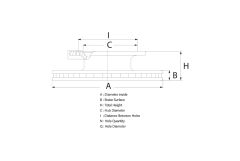 Saf fren diski integral ekersan 04079001004,04079001000,ED07014