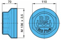 Bpw porya kapağı eco plus 9 ton  03.212.25.31.0 0321225310 136X2