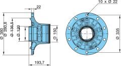 Bpw Porya Eco Plus 2 boş 03.272.43.53.0,  0327243530 160403