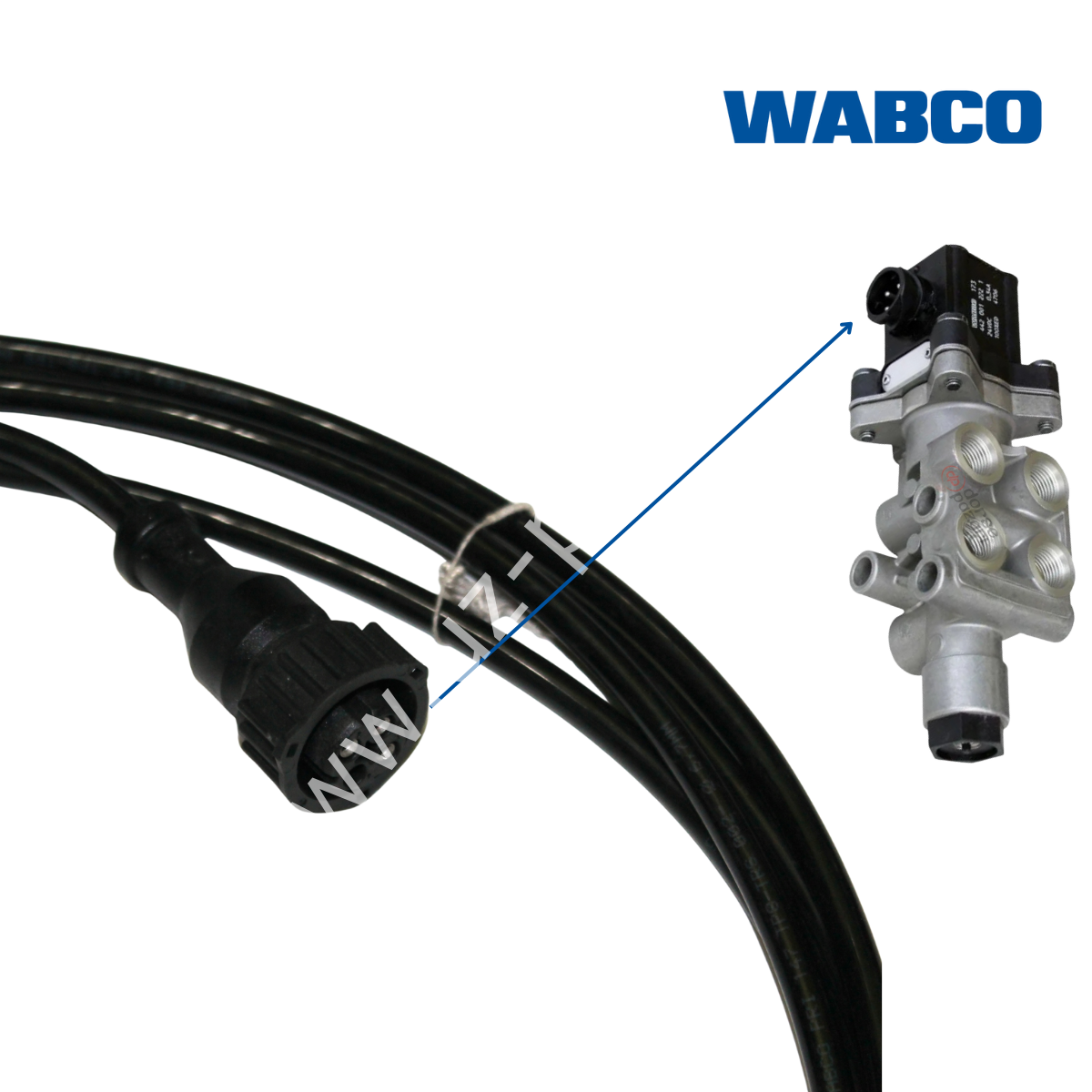 Wabco dingil kaldırma kablosu 4494130500 5 MT Orjinal