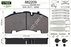 BPW VALEO DİSK FREN BALATASI 882209 0509290230 29171 29308