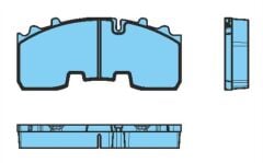 BPW Disk Fren Balatası Çentikli 09.801.08.15.1 29306 0980108151