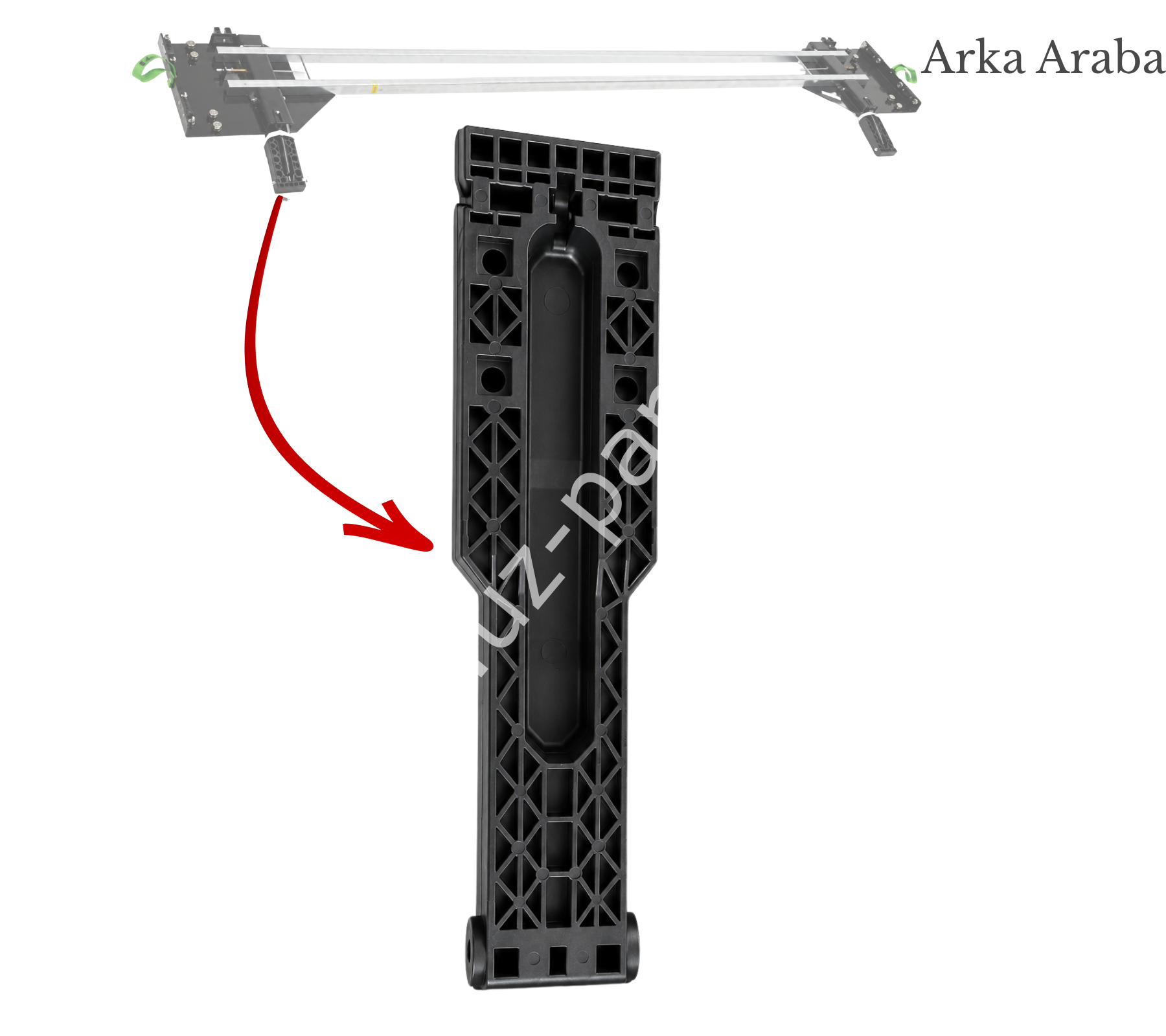 Krone üst çatı Kaldırma Mekanizması Arka Araba Ultra - 550015072