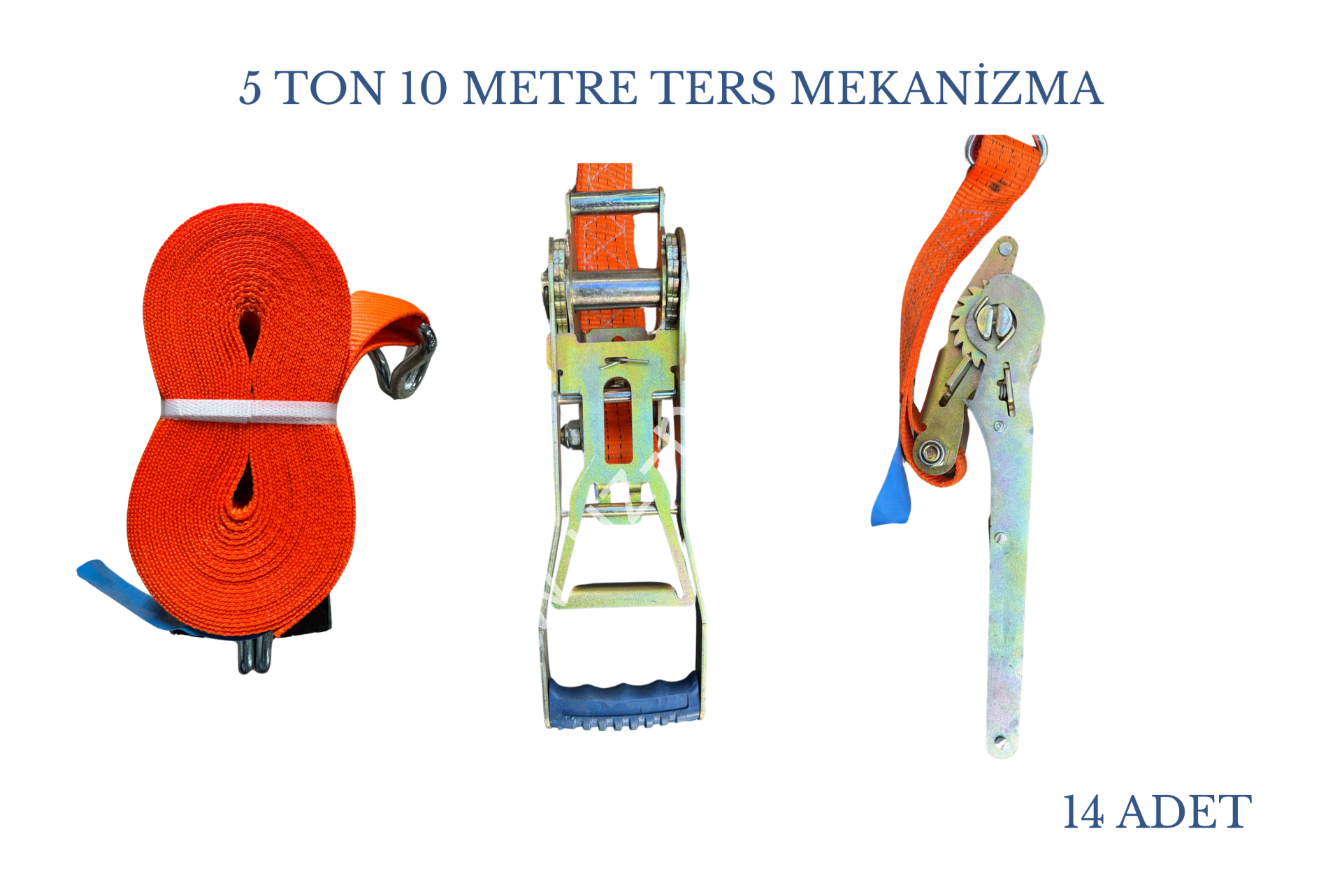 Spanzet Ters Mekanizmalı 5 Ton 10 Metre 14 adet