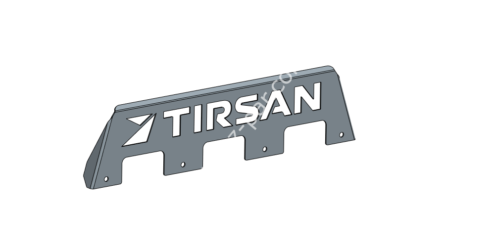 TIRSAN Tampon Yazısı Sac , Lazer Kesim ET05008